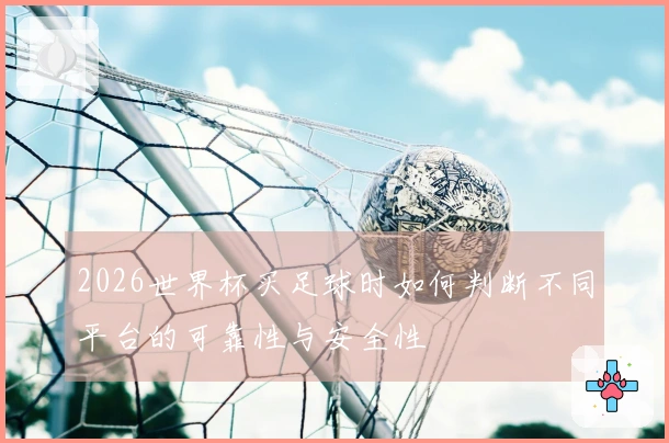 2026世界杯买足球时如何判断不同平台的可靠性与安全性